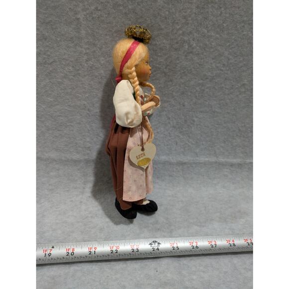 BAITZ Doll With Original Tag Whistling Hand Painted Bisque Face Vintage 2 Pcs - Picture 6 of 16